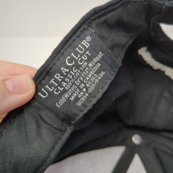 Excellence in Prescribed Fire Baseball Cap Black One Size Adjustable UltraClub - Picture 9 of 9